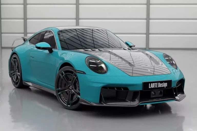 پورشه ۹۱۱ کاررا با کیت بدنه لارته دیزاین