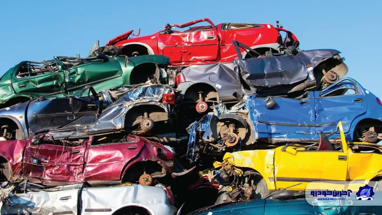 Worn design of the car